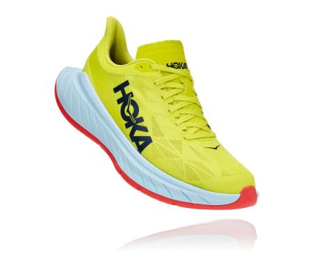 Hoka One One Carbon X 2 - Tenis Corrida Estrada Homem Rosa | PT-Tw6UC6k